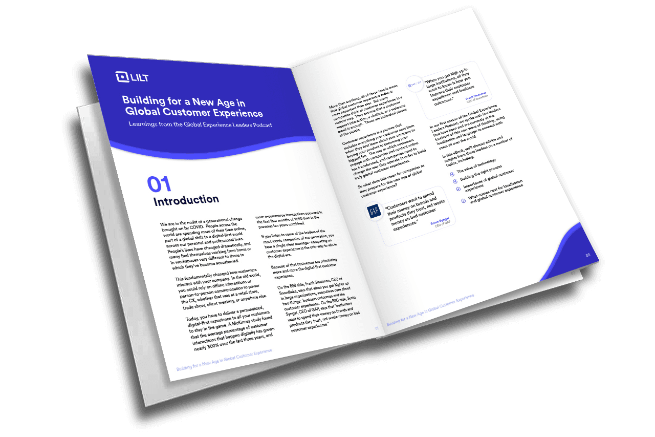 Building for a New Age in Global Customer Experience