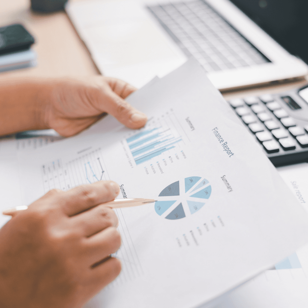 Illustration of financial content translation