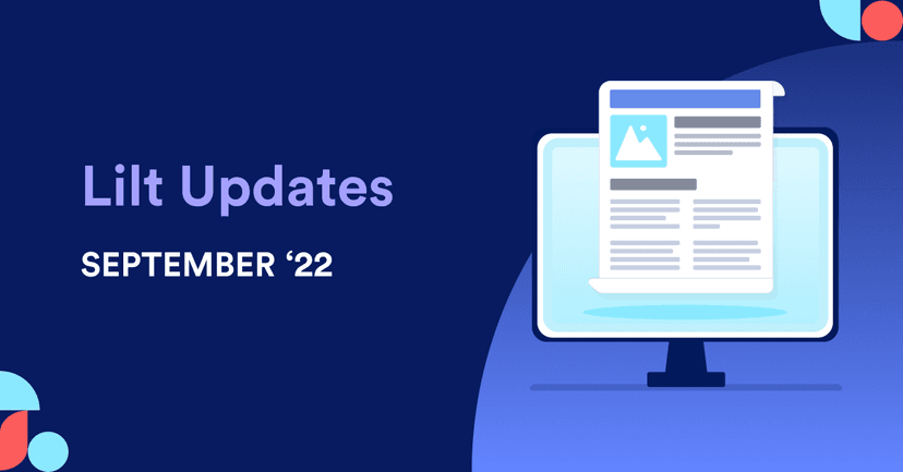 September '22 LILT Updates