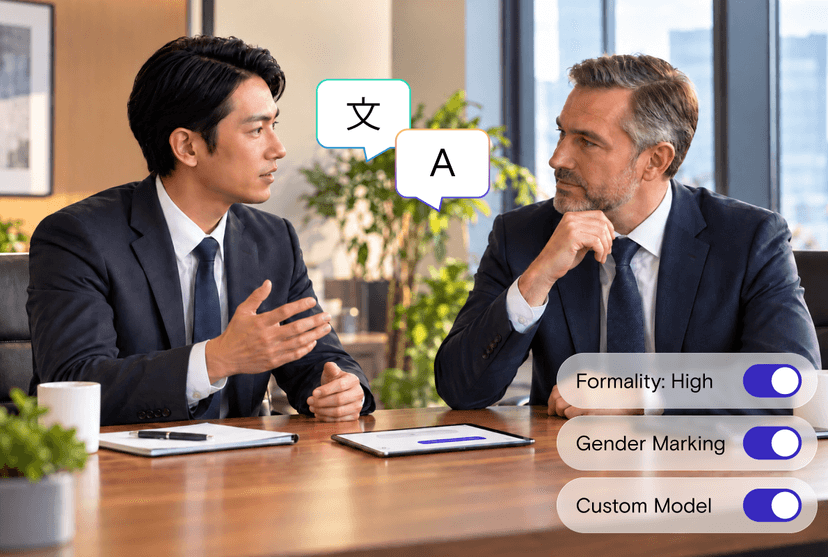 Real-Time Speech Translation Gets More Human: Now with Control Over Formality, Gender, and Custom Models in LILT Converse